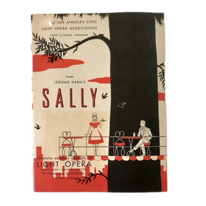 Los Angeles Opera playbill 1944 season Jerome Kern’s “Sally” vintage program